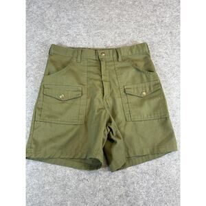 Vintage 90s Boy Scouts Uniform Cargo Shorts Mens 30 Olive Green Tactical Outdoor